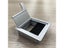 Office Hardware Matt Black Wire Cable Grommet Aluminum Desk Grommet In Multiple Carousel 6