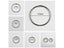 4Pcs/lot Metal Ring Binder 15 - 75mm DIY Albums Hoops Office Binding Supplies Carousel 2