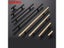 NAIERDI Brushed Gold Straight Door Handle Cabinet Handles Stainless Steel Black Carousel 8