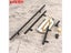 NAIERDI Brushed Gold Straight Door Handle Cabinet Handles Stainless Steel Black Carousel 10
