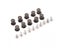 10Pcs 7x10mm Mini Jewelry Box Chest Case Drawer Cabinet Door Pull Knob Handle Carousel 6