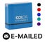 Printtoo E-Mailed Self Inking Rubber Stamp Pre-Inked Office Stamp- Home Office Carousel 2
