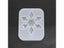 DIY Christmas Snowflake Silicone Mold Ornament Tray With Hole Pendant New Year Carousel 4