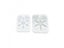 DIY Christmas Snowflake Silicone Mold Ornament Tray With Hole Pendant New Year Carousel 6