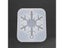 DIY Christmas Snowflake Silicone Mold Ornament Tray With Hole Pendant New Year Carousel 1