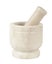 IBA Indianbeautifulart Marble Stone White Mortar and Pestle Set Natural Carousel 1