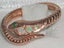 Rose Gold Natural Opal & Emerald Womens Band Ring - Full 14k UK Hallmark Carousel 1