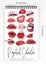 Inkdotpot Lips Perpetual Calendar, Important Dates to Remember- 6x9 Monthly and Carousel 3