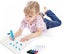 Inkdotpot Dry Erase Board For Kids 9 x 12 Double Sided Lined/ Blank Dry Erase Carousel 3