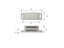 Cupboard Kitchen Furniture Magnetic Cabinet Door Latch Closures White Plastic Carousel 2