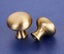 Solid Brass Mushroom Head Kitchen Cabinet Draw Knobs - 2.5 cm Carousel 3