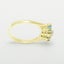 Gold Pearl & Blue Topaz Womens Trilogy Ring - Full 9ct UK Hallmark Carousel 4