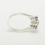 Sterling Silver Pearl & Sapphire Womens Trilogy Ring - Full 925 UK Hallmark Carousel 4