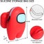 Hot Games Among Us Model Anime Figure Cute Cartoon Case Cover with Keychain Carousel 4