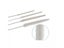 400/420/455/520mm Length Nylon Bristle Pipette Brush Straw Washing Cleaner Lab Carousel 5