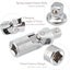 3PCS 1/4" 3/8" 1/2" Drive CR-V Impact Swivel Universal Joint Socket Adapters Set Carousel 5