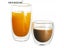 HOUSEEYOU 2Pcs/lot Creative Double Wall Glass Coffee Mugs Tea Cup Transparent Carousel 3