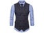 Mens Suit Vest Double Button Plaid Waistcoat New Casual High Quality Carousel 4