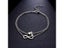 Vintage Silver Anklet With Letter Heart For Women's Infinity Bracelets Carousel 3