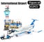 652pcs International airport, watchtower, plane and vehicles Carousel 1