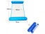 New Summer Inflatable Floating Row Pool Air Mattresses Beach Foldable Swimming Carousel 7