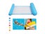 New Summer Inflatable Floating Row Pool Air Mattresses Beach Foldable Swimming Carousel 8