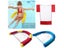 PVC Summer Inflatable Foldable Floating Pool Lounger Chair Carousel 8