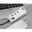 4 Port USB 3.0 + 1 Port Fast Charging Hub with ON/OFF Switch (BYL-3011)(White) Carousel 3