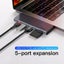 5 in 1 USB 3.0 x 2 + SD + TF + USB-C / Type-C PD Smart HUB Adapter - 1 - 1 Carousel 5