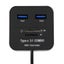 2 in 1 USB 3.1 Type-C COMBO 2 Ports HUB + Micro SD / TF Card Reader(Black) - 1 Carousel 3