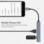 Type-C to 4USB 2.0 HUB Splitter OTG Adapter Cable for PC Laptop Notebook gray-2 Carousel 5