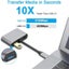 Type-c to Hdmi+vga 4 in 1 Docking Station USBC Concentrator gray - 1 Carousel 4