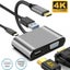 Type-c to Hdmi+vga 4 in 1 Docking Station USBC Concentrator gray - 1 Carousel 5