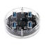 USB 3.0 HUB Splitter Power Supply for PC Desktop Laptop Transparent - BLACK Carousel 1