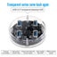 USB 3.0 HUB Splitter Power Supply for PC Desktop Laptop Transparent - BLACK Carousel 3