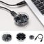 USB 3.0 HUB Splitter Power Supply for PC Desktop Laptop Transparent - BLACK Carousel 4