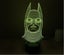 Batman 3D Night Lamp LED Light, Power By USB, 7 Changeable color Carousel 4