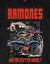 Ramones T Shirt Were Outta Here Band Logo new Official Mens Black Carousel 3