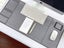 2X Black Grey Office Mouse Mat with Waterproof PVC Cover Visible Pocket for Card Carousel 6