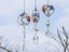 3Pcs Hanging Rhinestone Pendant Car Window Hanging Ornament Home Decoration Carousel 2