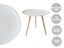 Moroccan Carved Style Round Side Table-White Carousel 2