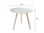 Moroccan Carved Style Round Side Table-White Carousel 6