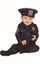 POLICE COP INFANT TODDLER BOYS GIRLS FANCY DRESS HALLOWEEN COSTUME Carousel 1