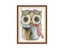 Joy Sunday Cute Owl Cross Stitch 11ct Printed Aida Fabric 14ct Counted Cross Carousel 1