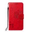 Galaxy S8 embossed PU leather wallet case dandelion red Carousel 3