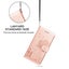 Galaxy J2 Core embossed PU leather wallet case dandelion rose gold Carousel 5