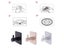 Self Adhesive Home Kitchen Wall Door Hook Key Rack Kitchen Towel Hanger Carousel 5