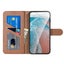 Iphone 14 plus embossed PU leather wallet case deer brown Carousel 3