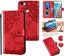 Google Pixel 3A embossed PU leather wallet case deer red Carousel 1