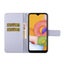 Galaxy A8 2018 embossed PU leather wallet case ethnic lilac Carousel 4